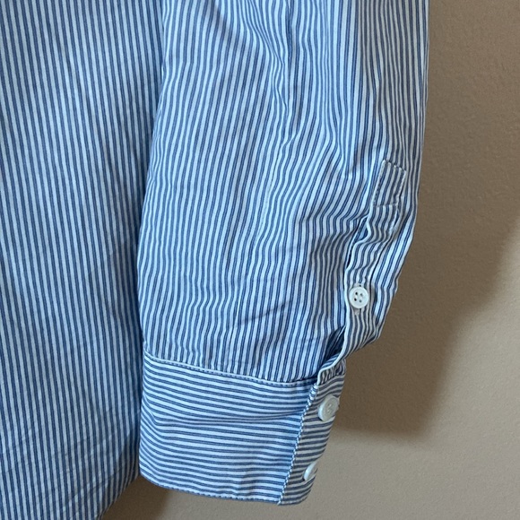 Veronica Beard - Canteen Candice  Stripe Puff Sleeve Blouse - Picture 13 of 15